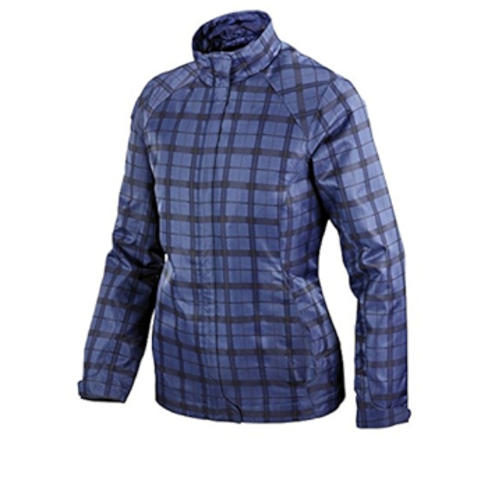 NWT Ash city/North End Sport Blue Plaid Ladies’ Locale Lightweight City Jacket